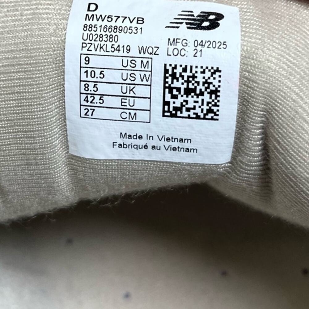 New Balance Men’s Walking Shoes MW577VB Hook Loop Strap Comfort Bone Size 9 - Picture 9 of 9